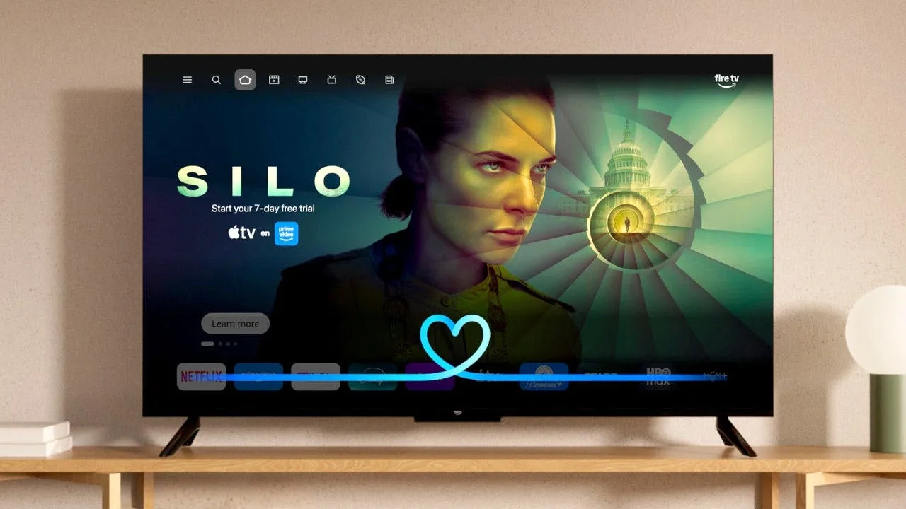 Perangkat streaming Fire TV dan pengendali jarak jauh Amazon