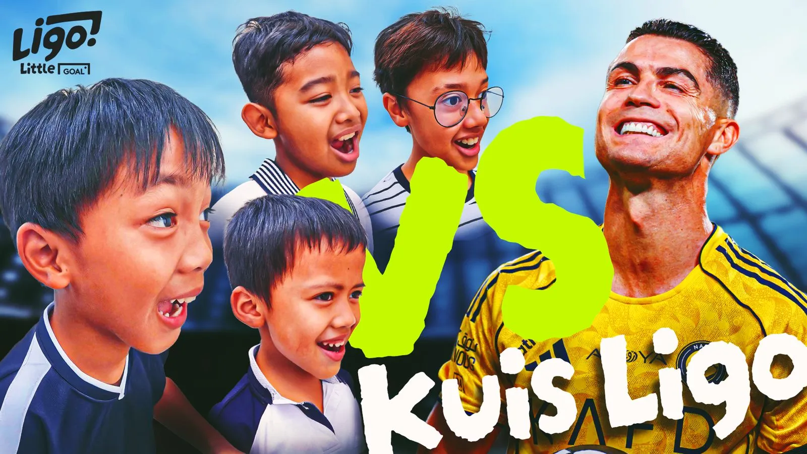 Anak-anak Indonesia antusias menebak foto masa kecil dan rekor Cristiano Ronaldo dalam kuis