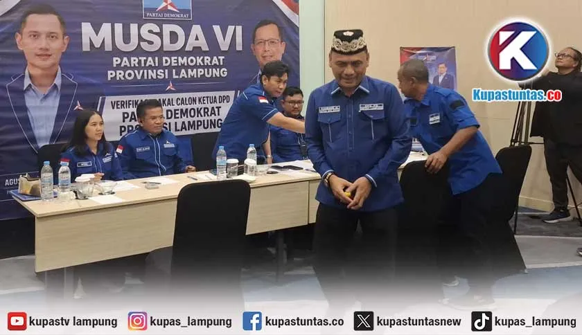 Bambang Iman Santoso tersingkir dari bursa Ketua Demokrat Lampung akibat kendala administratif