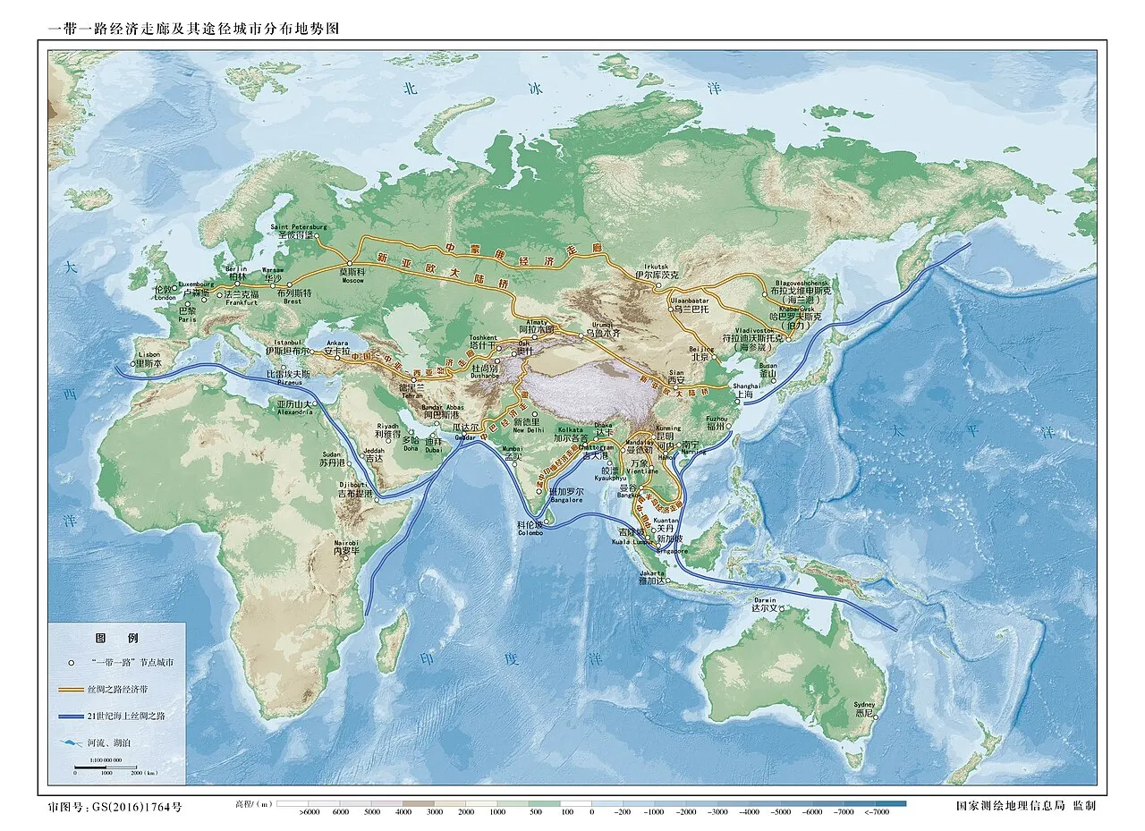 Belt and Road Initiative memperluas konektivitas infrastruktur dan perdagangan global melalui jalur darat serta maritim