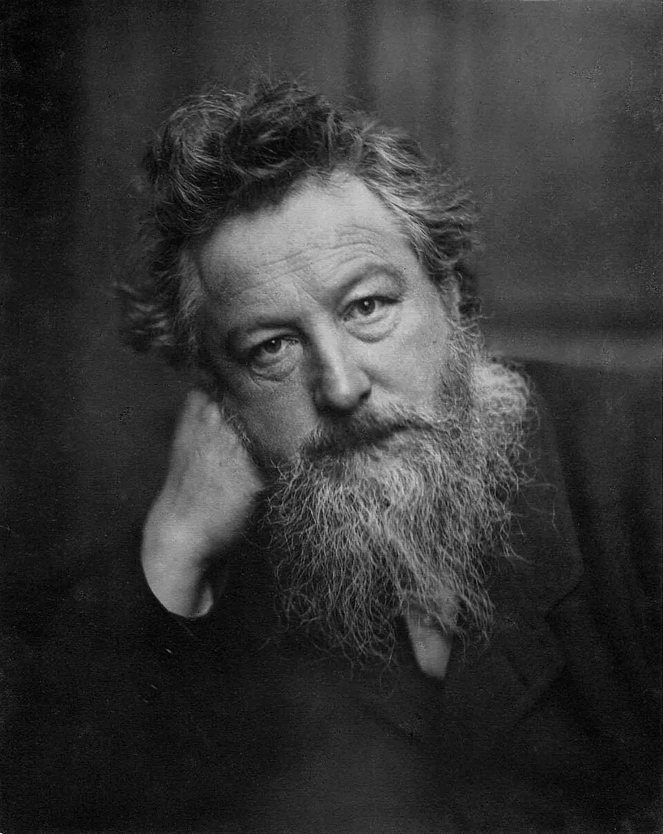 William Morris, tokoh penting gerakan Arts and Crafts dan desainer tekstil terkemuka Inggris