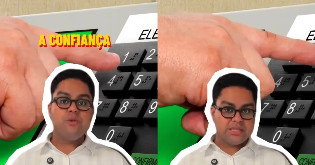 Video institusional CGU tampilkan simulasi tombol nomor 13 pada urna eletronica