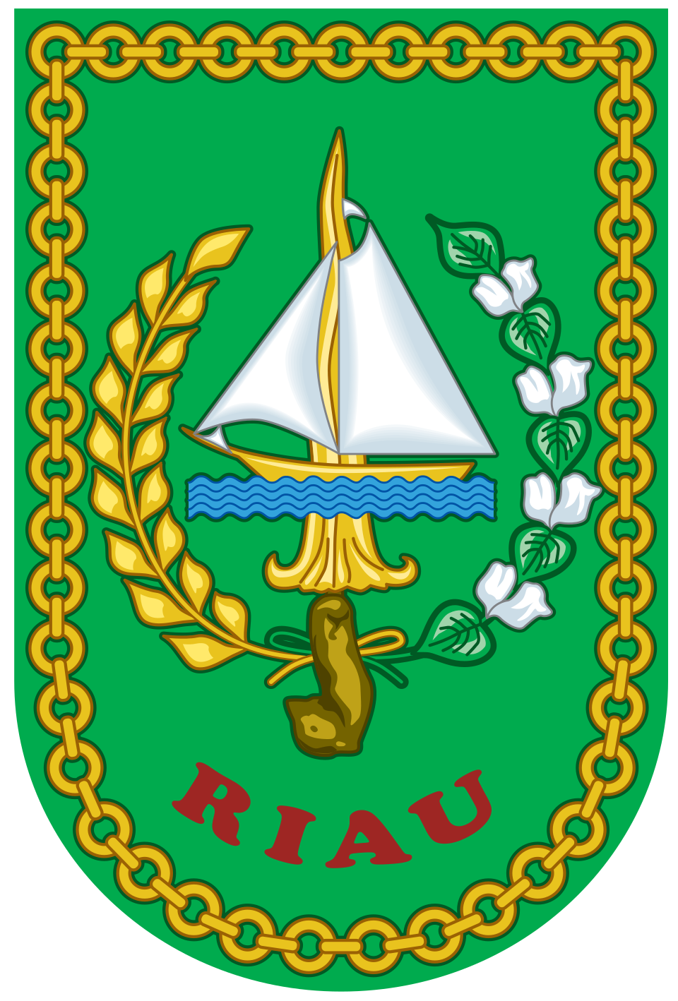 Provinsi Riau memiliki 10 kabupaten dan 2 kota dengan 172 kecamatan