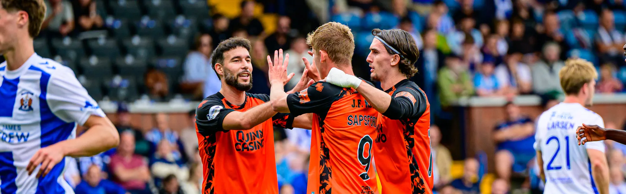 Dundee United rayakan kemenangan telak 4-0 atas Kilmarnock di Rugby Park
