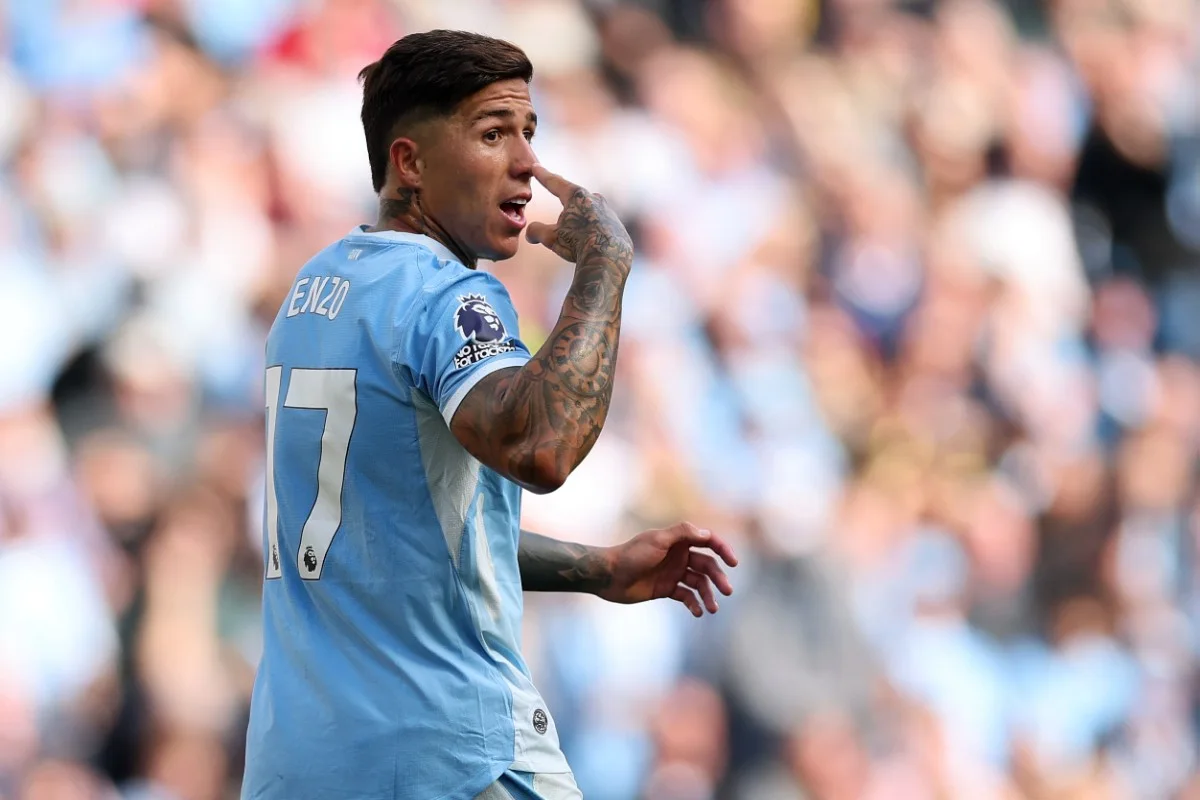Enzo Fernandez tampil memukau pada debutnya bersama Manchester City