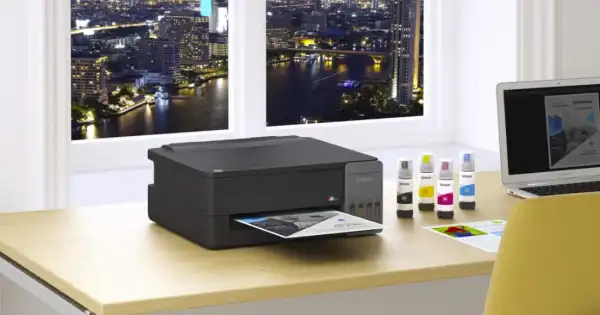 Epson EcoTank L1310 printer ringkas terbaru yang menawarkan kapasitas cetak tinggi dan hemat tinta untuk bisnis