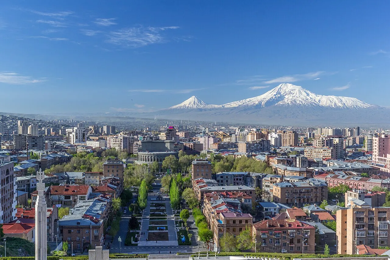 Distrik Kentron di Yerevan menjadi pusat komersial dan budaya yang penting di Armenia