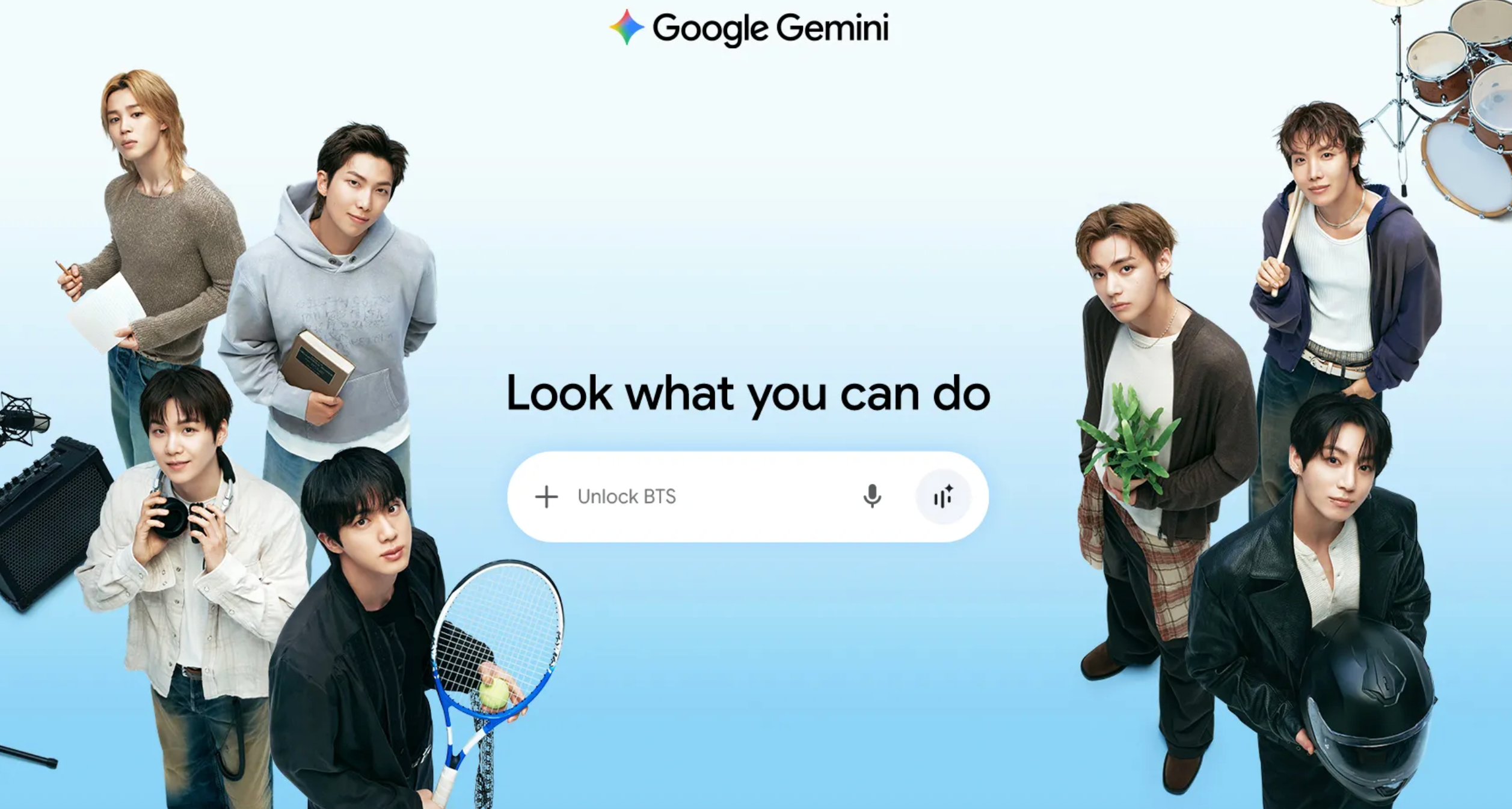 Google Gemini hadirkan fitur khusus interaktif bersama grup K-pop BTS
