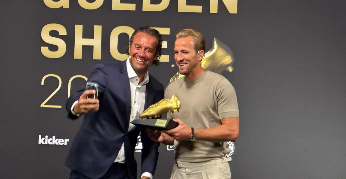 Harry Kane rayakan European Golden Shoe bersama Bayern Munich