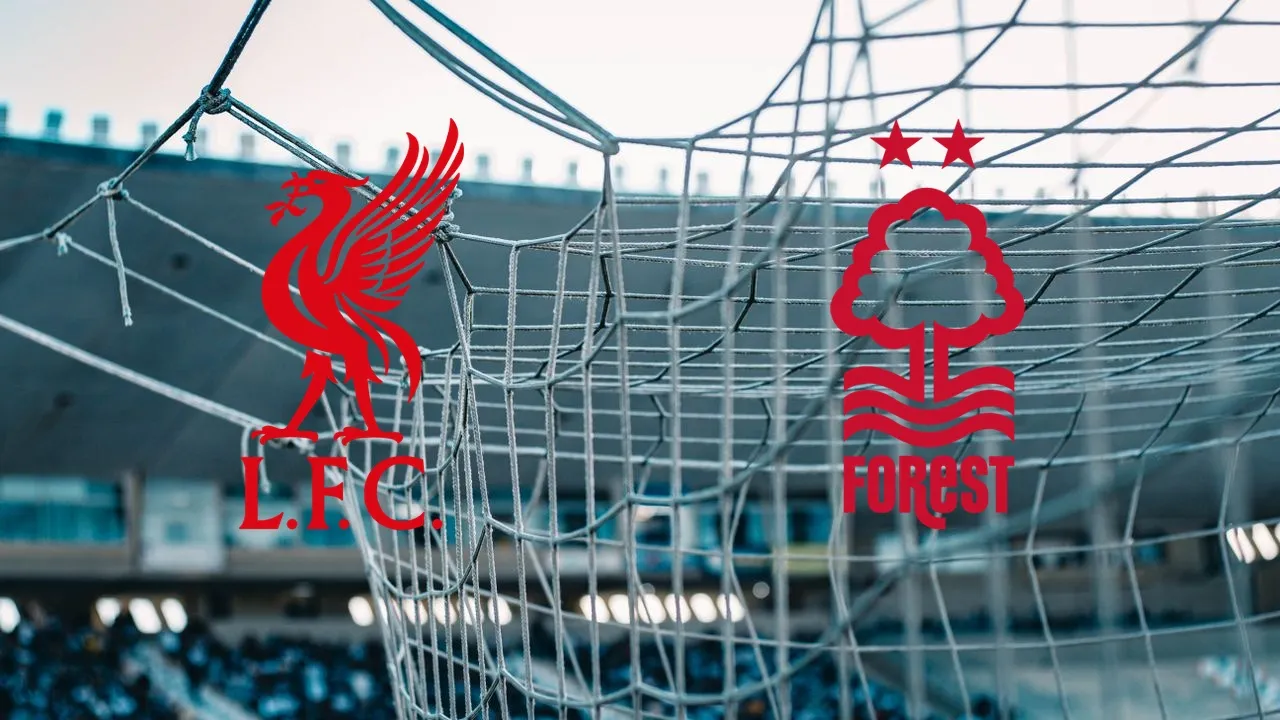 Víctor Muñoz merayakan gol penyeimbang bagi Liverpool saat melawan Nottingham Forest di Anfield