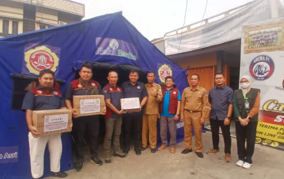 HIPGABI salurkan bantuan kesehatan dan vitamin booster untuk relawan pemadam karhutla di Kubu Raya