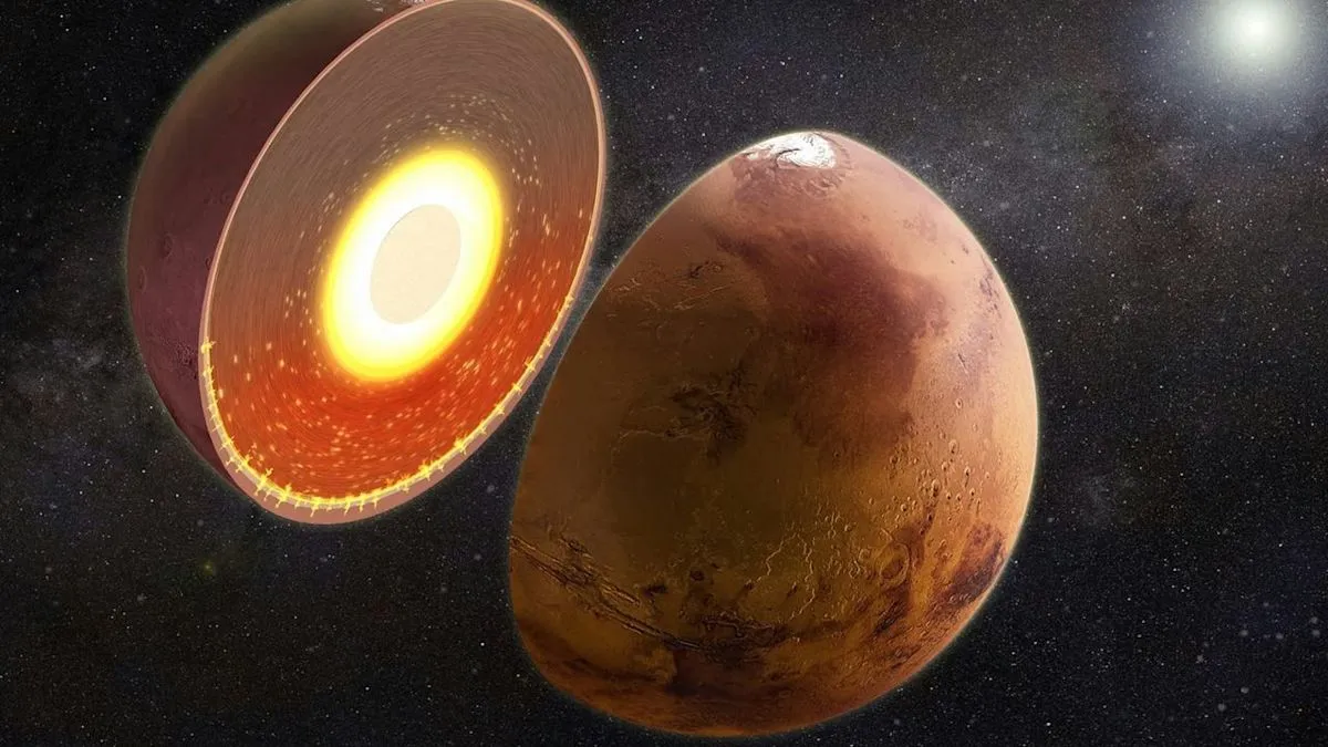 Ilmuwan temukan anomali panas raksasa di bawah permukaan belahan selatan Mars