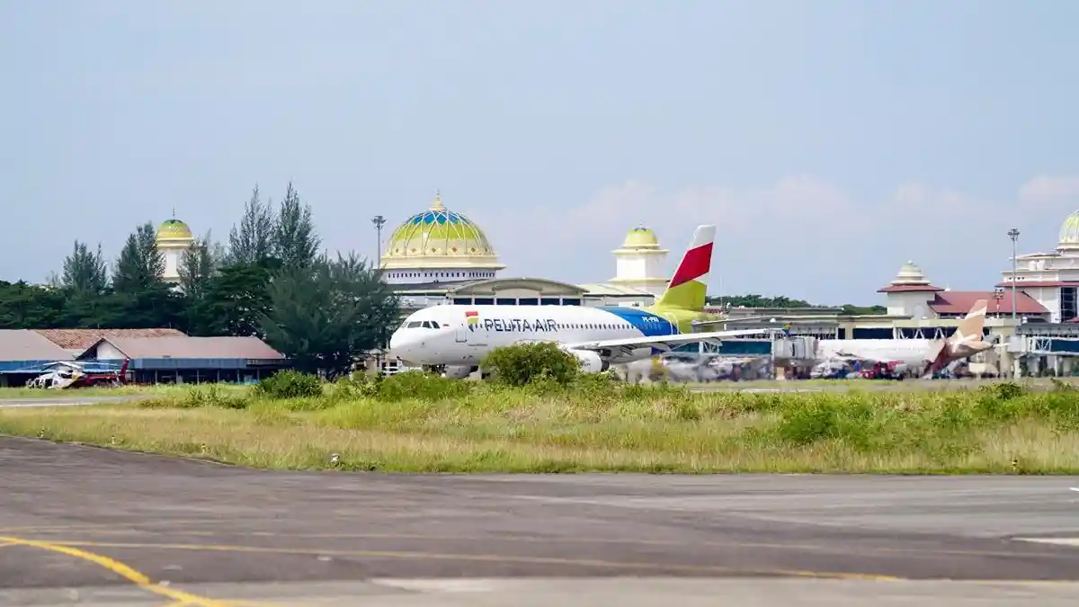 Aktivitas penerbangan di Bandara Sultan Iskandar Muda Aceh melayani 16 jadwal hari ini
