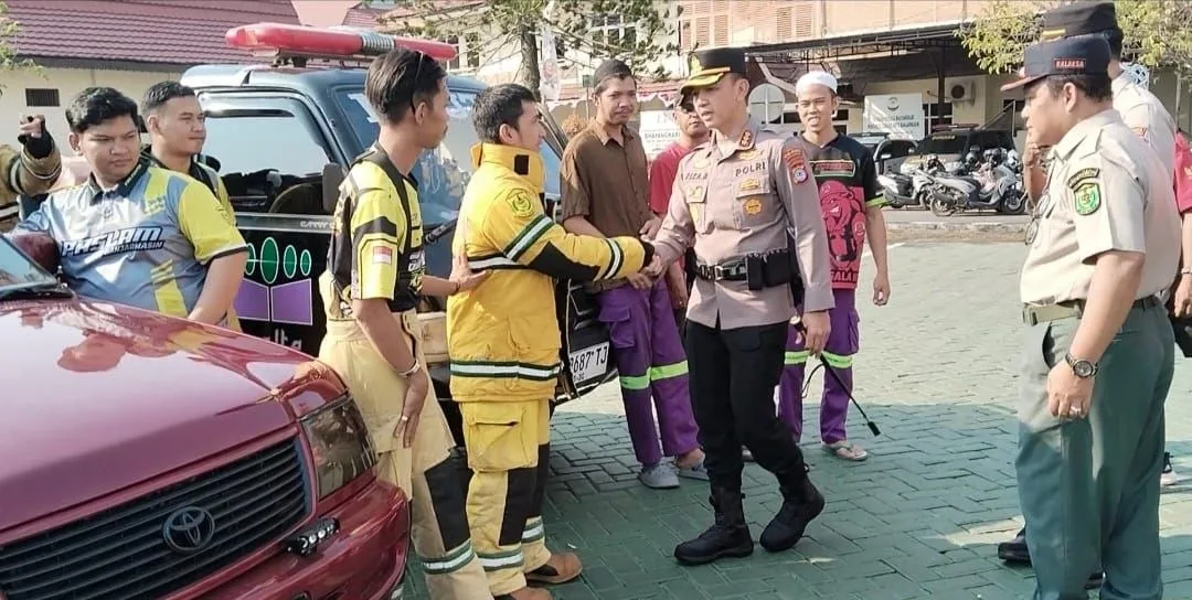 Polresta Banjarmasin menyiagakan 200 personel gabungan untuk mengantisipasi lonjakan karhutla dan kebakaran permukiman di musim kemarau