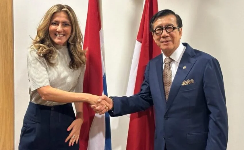 Pertemuan bilateral Yasonna Laoly dan Dilan Yeşilgoz terkait kerja sama hukum