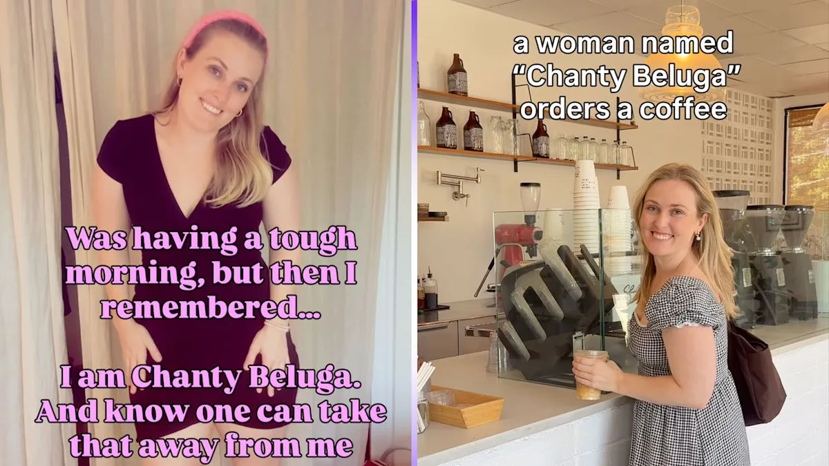Komedian Courtney O'Donnell sukses viral berkat karakter fiktif Chanty Beluga di media sosial