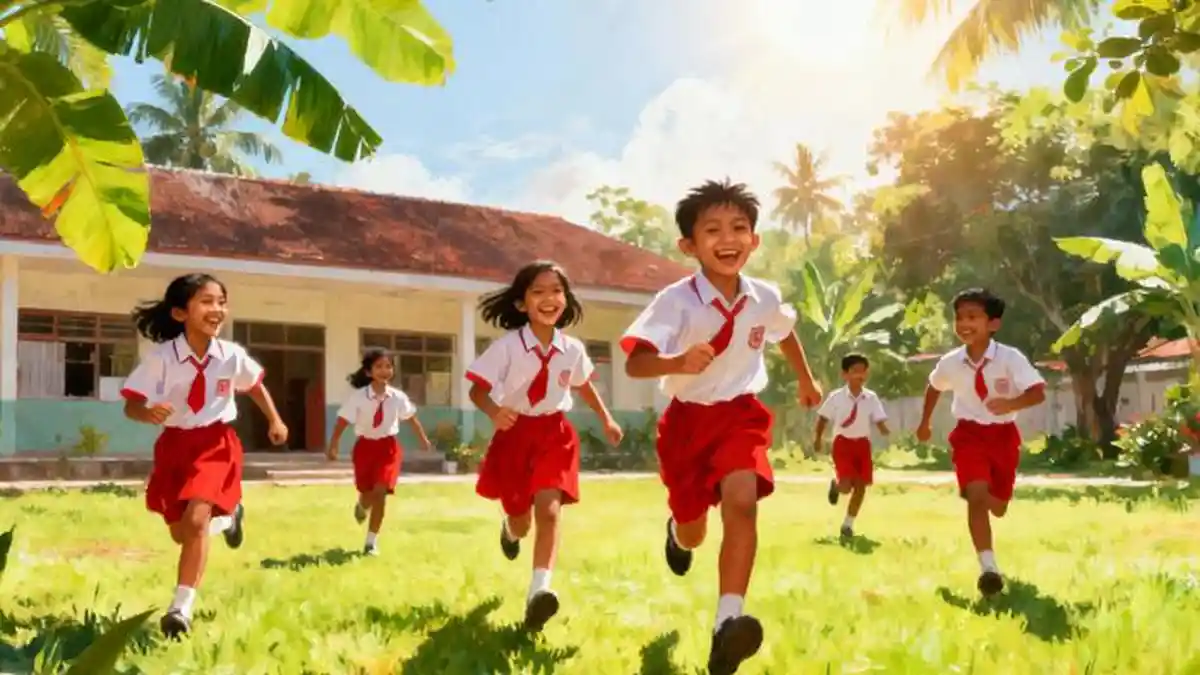Kualitas udara Kampar membaik membuat sekolah kembali aktif melaksanakan kegiatan belajar tatap muka