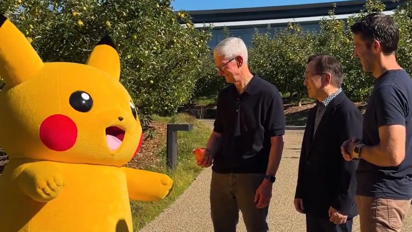 Kunjungan Pikachu ke Apple Park berikan isyarat kejutan gaming di peluncuran iPhone