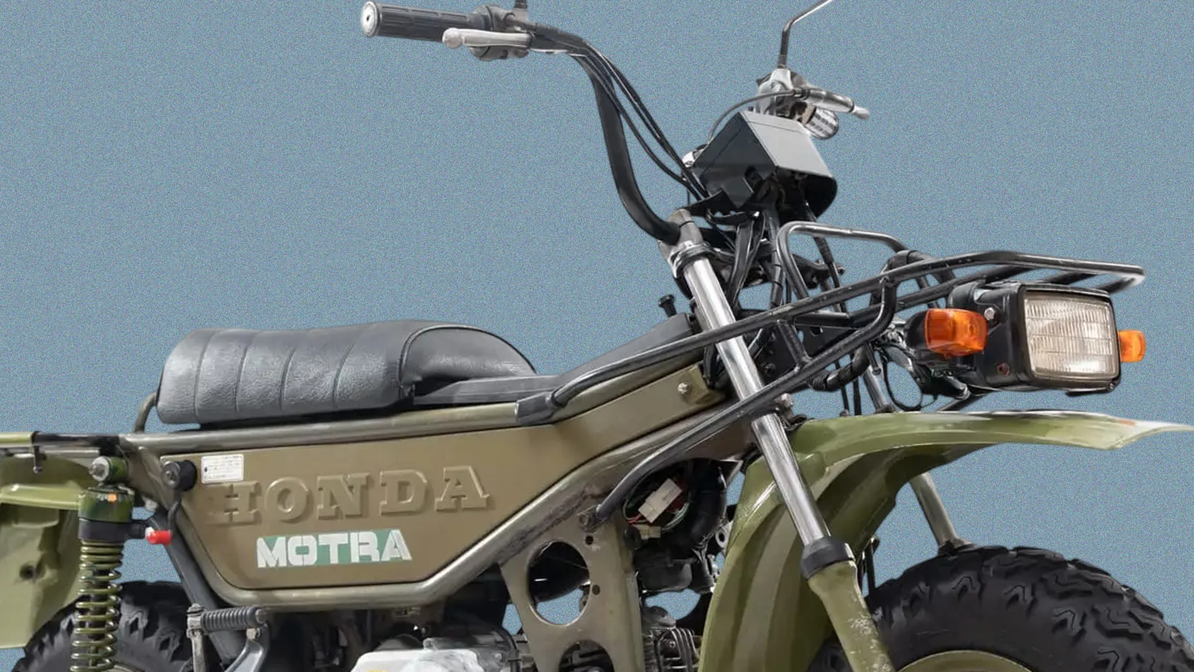 Motor langka Honda CT50 Motra 1982 dilelang di Bring a Trailer dengan fungsi mirip truk pikap