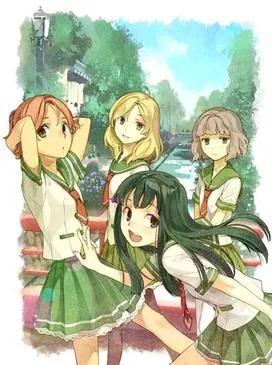 Natsuiro Kiseki mengisahkan petualangan magis empat sahabat di kota Shimoda