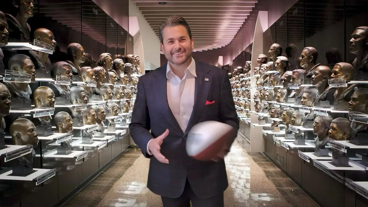 Nick Adams kunjungi Pro Football Hall of Fame untuk tingkatkan pariwisata