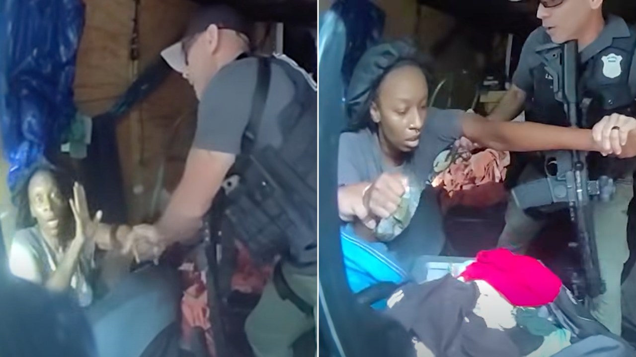 Polisi Atlanta selamatkan dua anak dari trailer panas dan tahan pengasuh