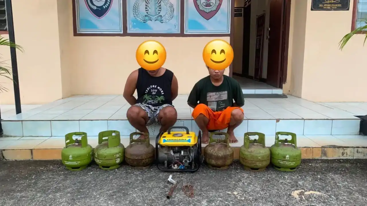Polsek Sitiung meringkus dua pelaku pencurian spesialis rumah di Dharmasraya