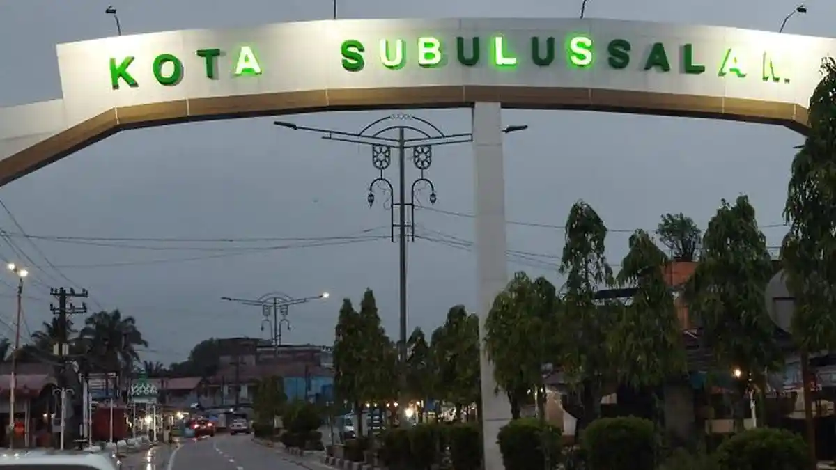 Prakiraan cuaca Kota Subulussalam menunjukkan hanya Kecamatan Sultan Daulat yang diguyur hujan