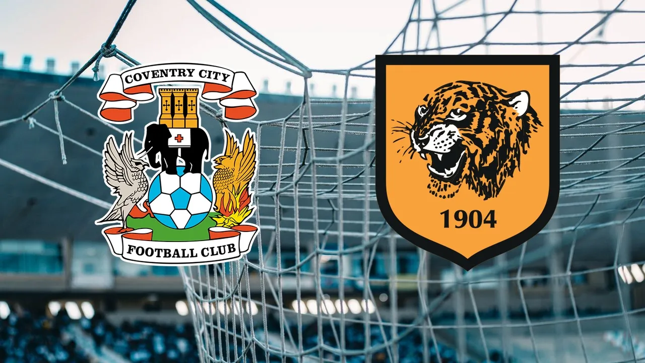 Coventry City berpeluang mengamankan kemenangan kandang saat menjamu Hull City di Liga Inggris
