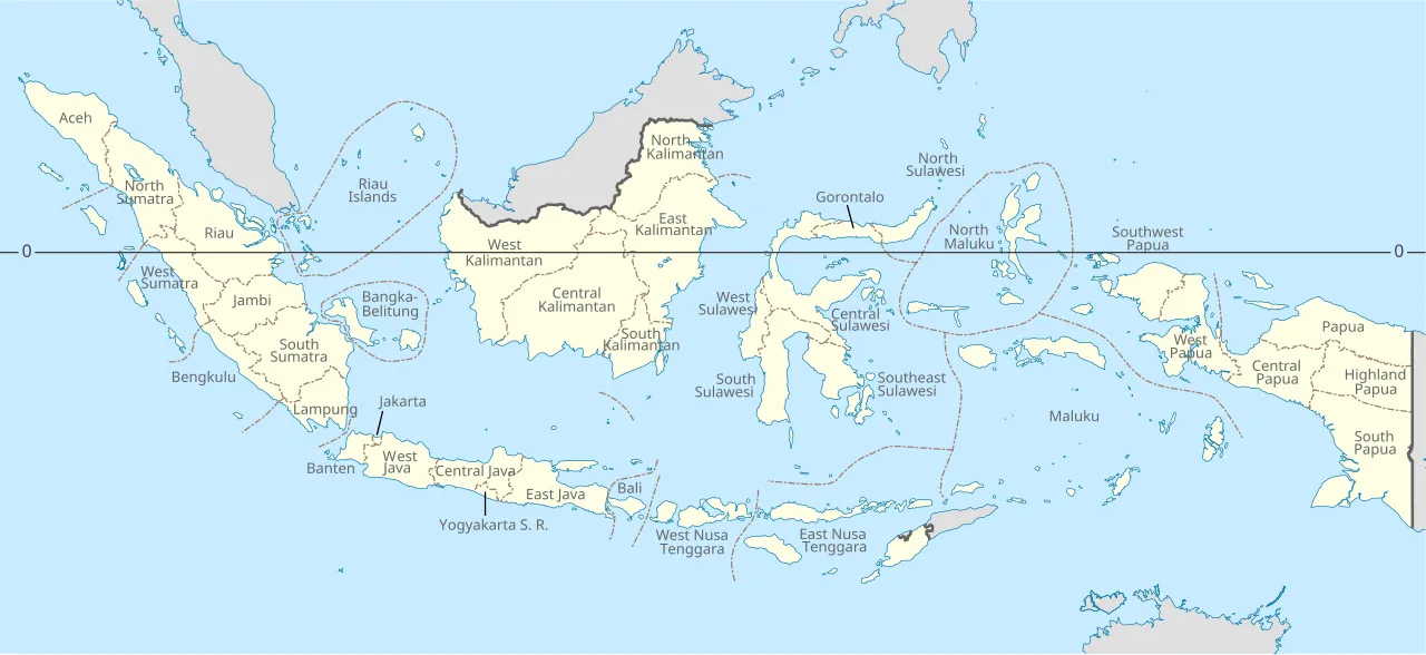 Profil 38 provinsi di Indonesia beserta pembagian wilayah administratif
