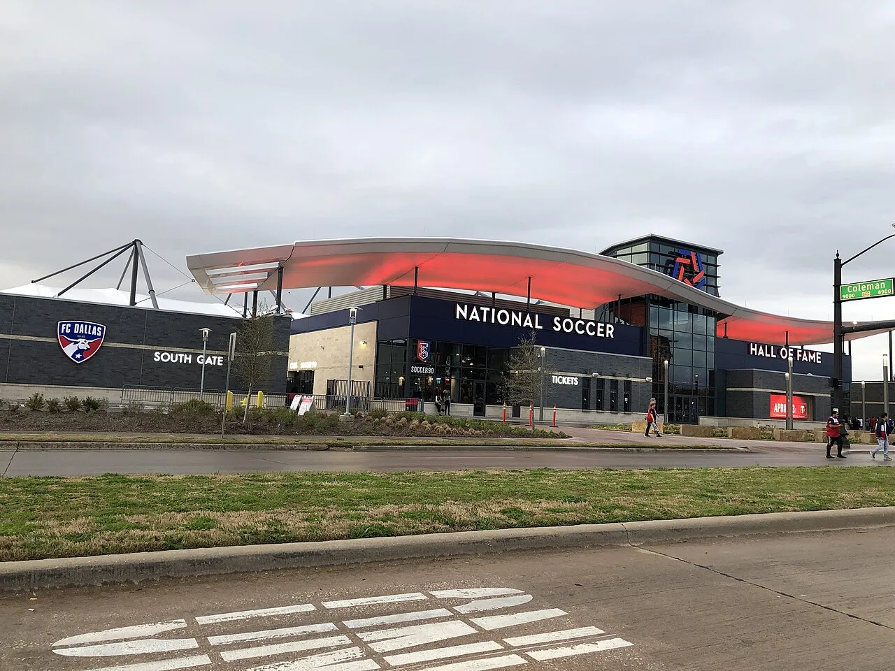 Toyota Stadium di Frisco, Texas, merupakan markas klub Major League Soccer, FC Dallas.