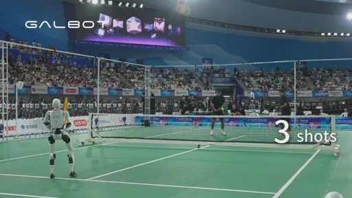 Robot humanoid Galbot catatkan rekor tenis otonom di Pekín