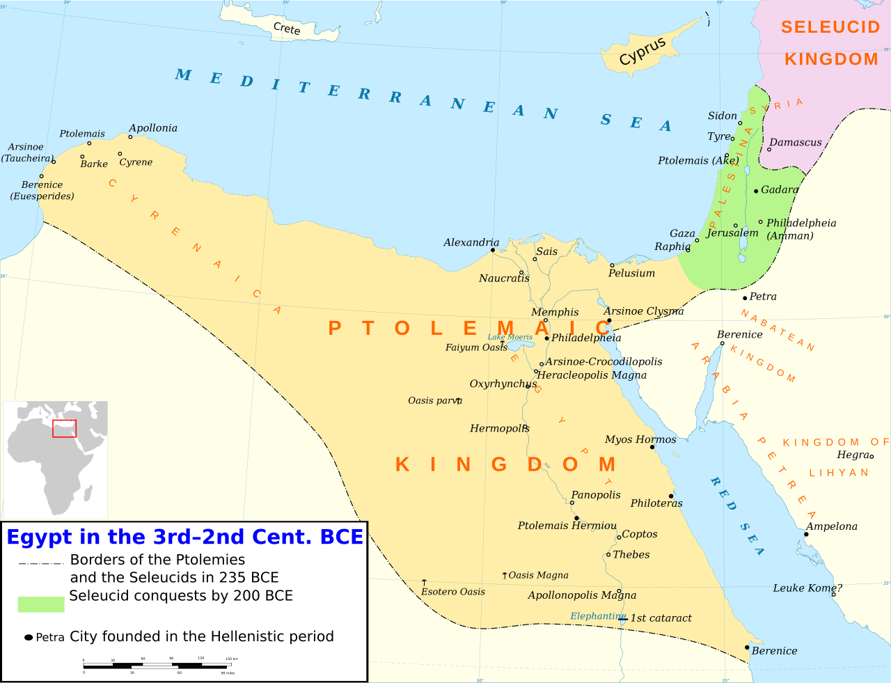Kerajaan Ptolemaik menjadi dinasti terakhir Mesir kuno yang memadukan kebudayaan Yunani dan Mesir