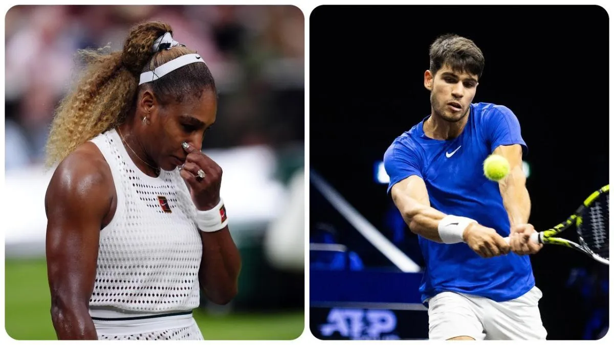 Interaksi Serena Williams dan Carlos Alcaraz picu spekulasi duet di US Open