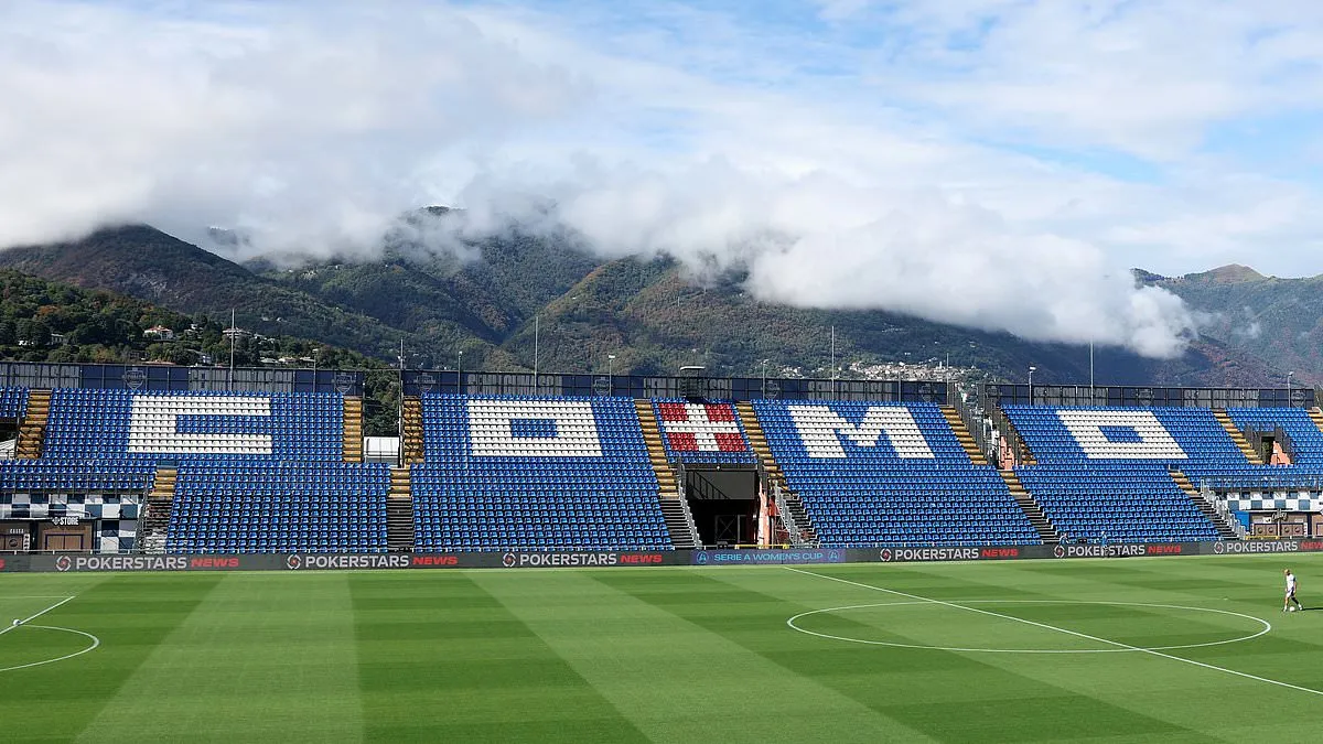 Stadion Giuseppe Sinigaglia siap sambut Manchester United di Liga Champions