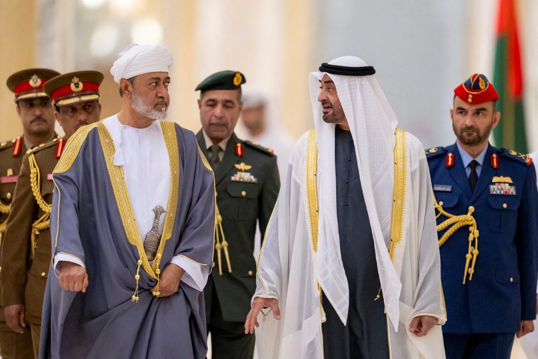 Sultan Oman Haitham bin Tariq bertemu Presiden UEA Sheikh Mohammed bin Zayed di Abu Dhabi