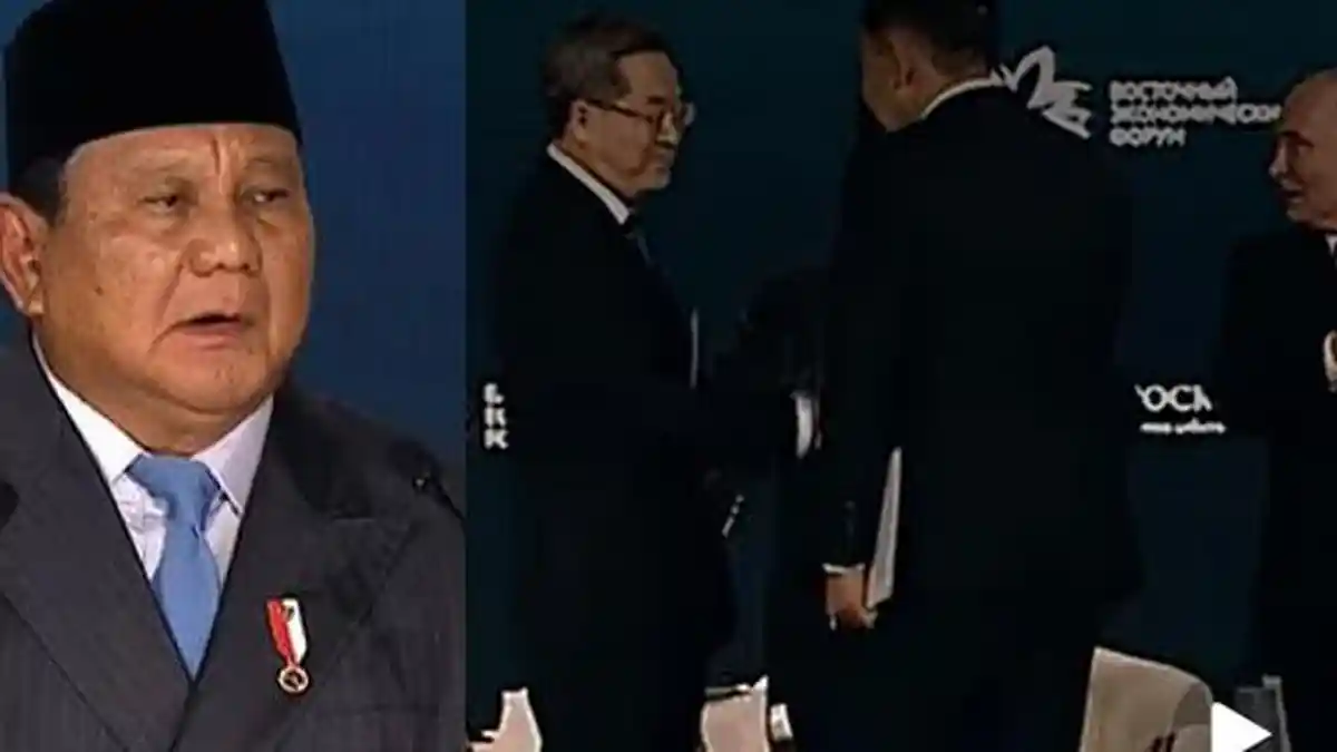 Video viral Vladimir Putin tidak bersalaman dengan Presiden Prabowo Subianto di Rusia