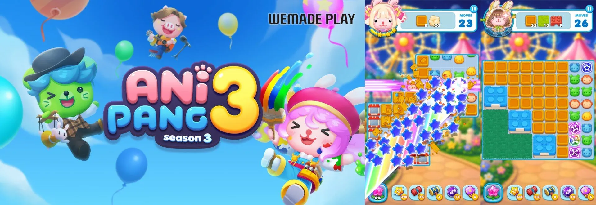 Wemade Play menggelar pratinjau Season 4 mobile game Anipang 3 pada 27 Agustus 2026