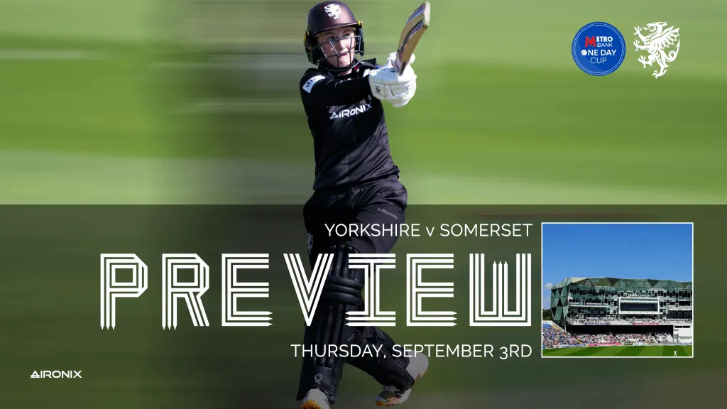 Yorkshire vs Somerset di Metro Bank One Day Cup 2026